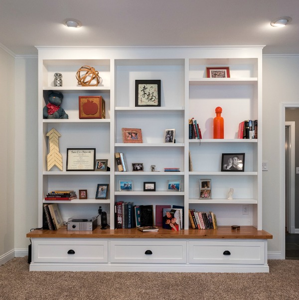 Meridian-Kessler Historic Home Restoration | Bookcase